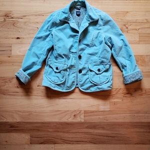 Gap courderoy jean jacket light blue girls/women14